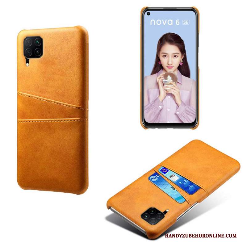 Custodia Huawei P40 Lite Pelle Telefono Carta, Cover Huawei P40 Lite Creativo Sottile Difficile