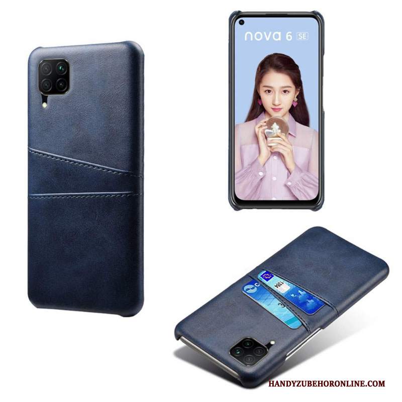 Custodia Huawei P40 Lite Pelle Telefono Carta, Cover Huawei P40 Lite Creativo Sottile Difficile