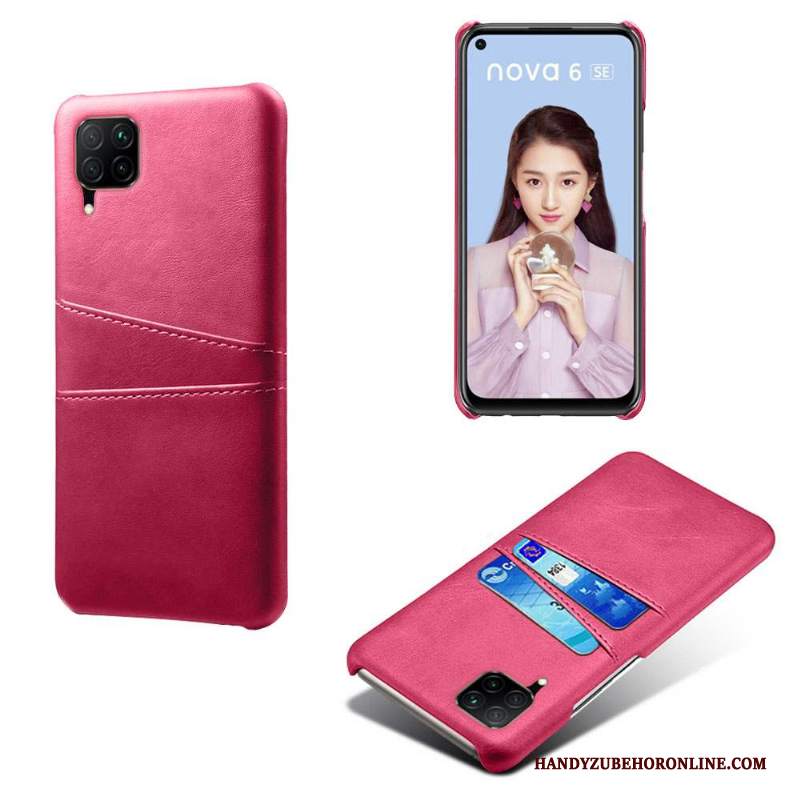 Custodia Huawei P40 Lite Pelle Telefono Carta, Cover Huawei P40 Lite Creativo Sottile Difficile