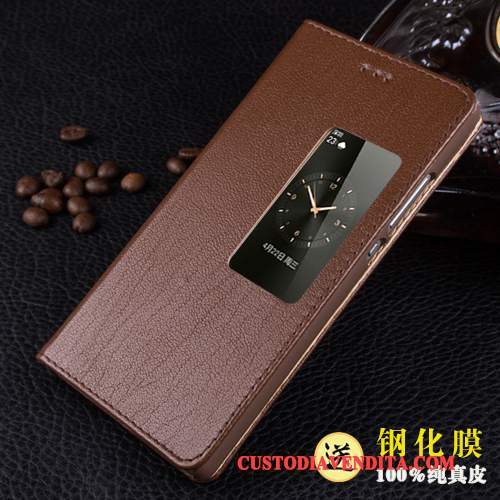 Custodia Huawei P8 Folio Alto Anti-caduta, Cover Huawei P8 Pelle Telefono