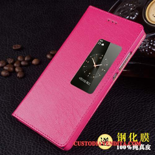Custodia Huawei P8 Folio Alto Anti-caduta, Cover Huawei P8 Pelle Telefono