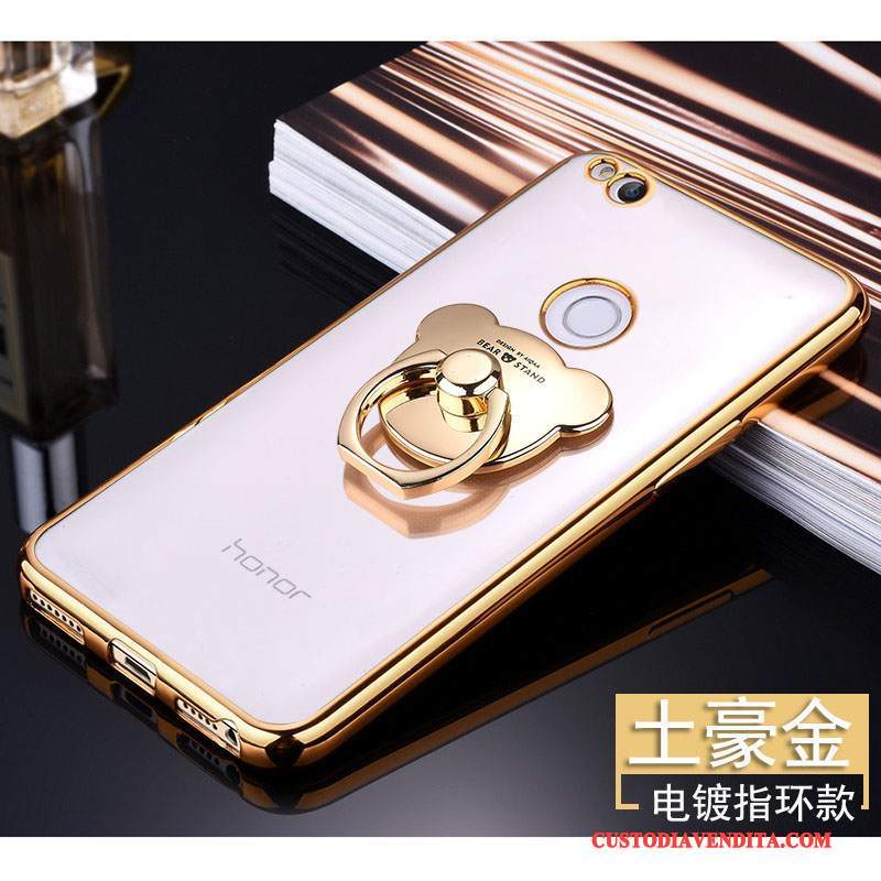 Custodia Huawei P8 Lite 2017 Protezione Trasparente Rosa, Cover Huawei P8 Lite 2017 Morbidotelefono