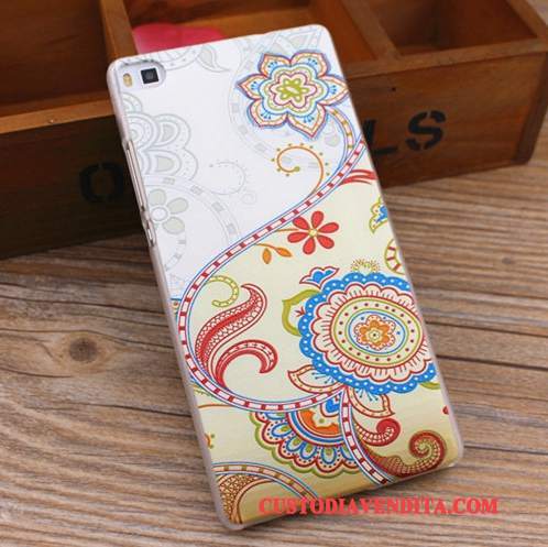 Custodia Huawei P8 Lite Protezione Difficile Ornamenti Appesi, Cover Huawei P8 Lite Colore Telefono Gioventù