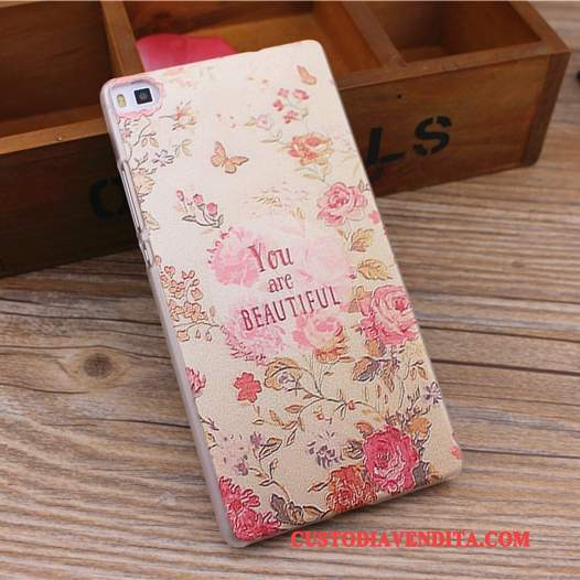 Custodia Huawei P8 Lite Protezione Difficile Ornamenti Appesi, Cover Huawei P8 Lite Colore Telefono Gioventù