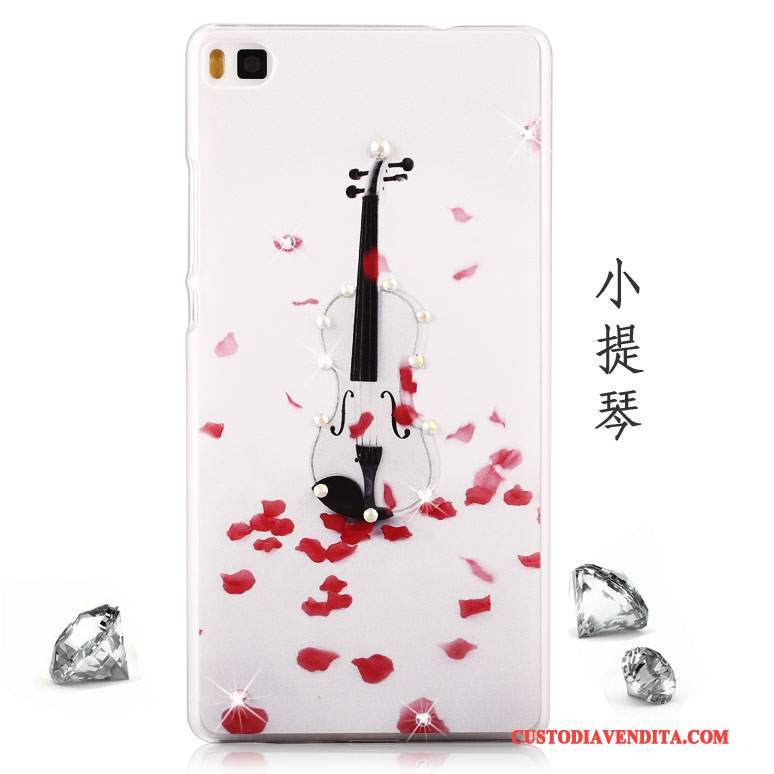 Custodia Huawei P8 Lite Protezione Rossotelefono, Cover Huawei P8 Lite Colore Gioventù