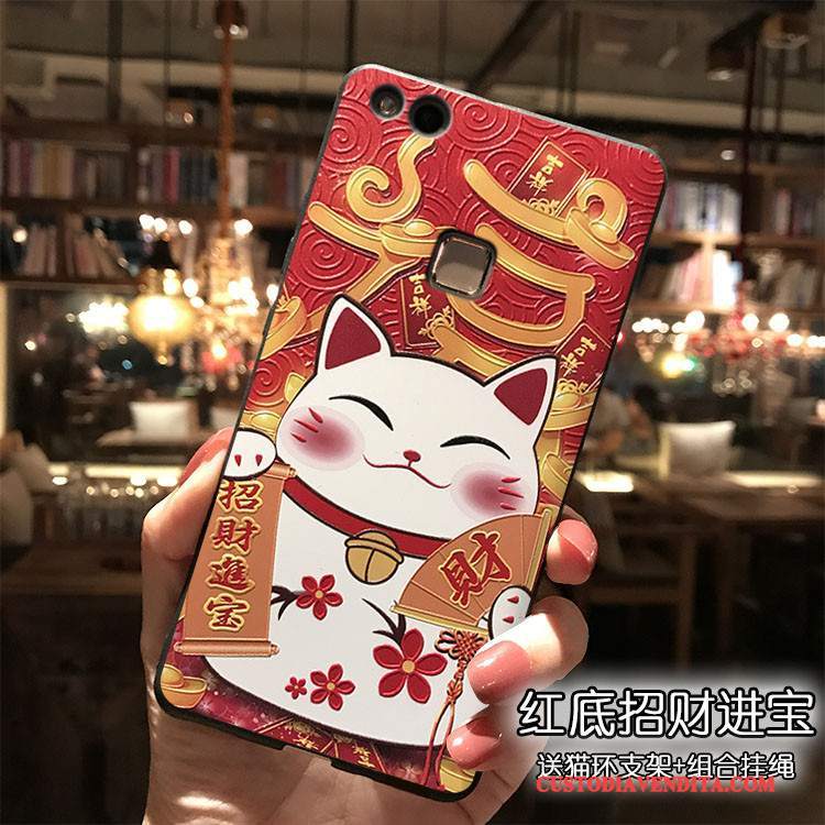 Custodia Huawei P9 Lite Colore Tutto Inclusotelefono, Cover Huawei P9 Lite Silicone Nuovo Ricchezza