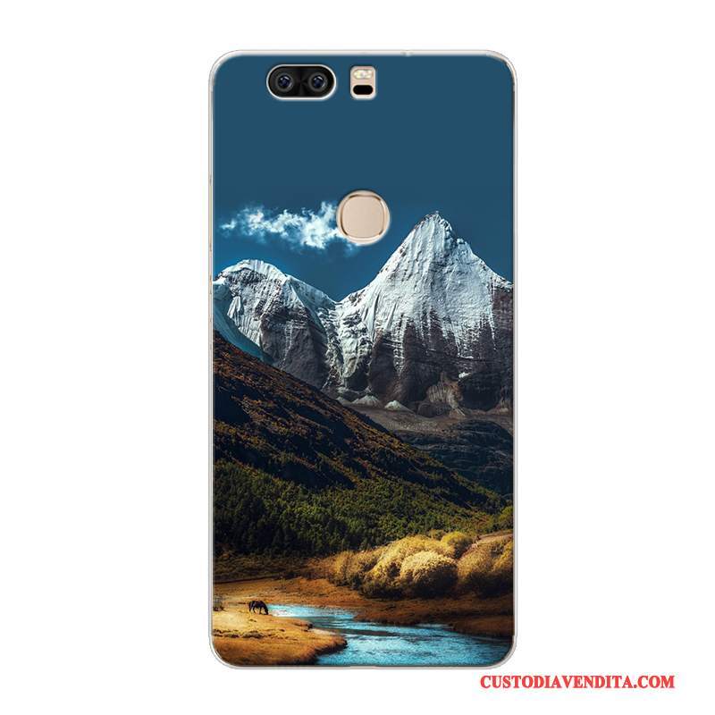 Custodia Huawei P9 Plus Creativo Europa Giallo, Cover Huawei P9 Plus Silicone Tutto Incluso Personalizza