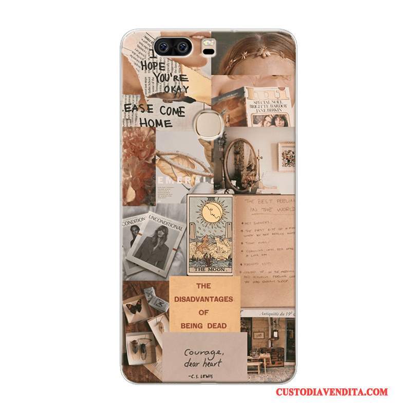 Custodia Huawei P9 Plus Creativo Europa Giallo, Cover Huawei P9 Plus Silicone Tutto Incluso Personalizza