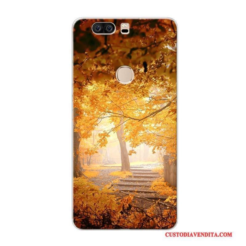 Custodia Huawei P9 Plus Creativo Europa Giallo, Cover Huawei P9 Plus Silicone Tutto Incluso Personalizza