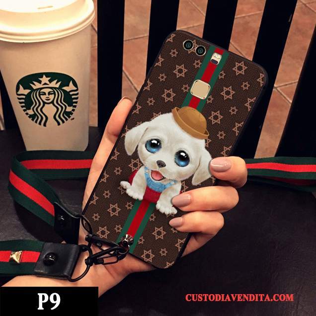 Custodia Huawei P9 Plus Creativo Tutto Incluso Difficile, Cover Huawei P9 Plus Silicone Gattino Di Personalità