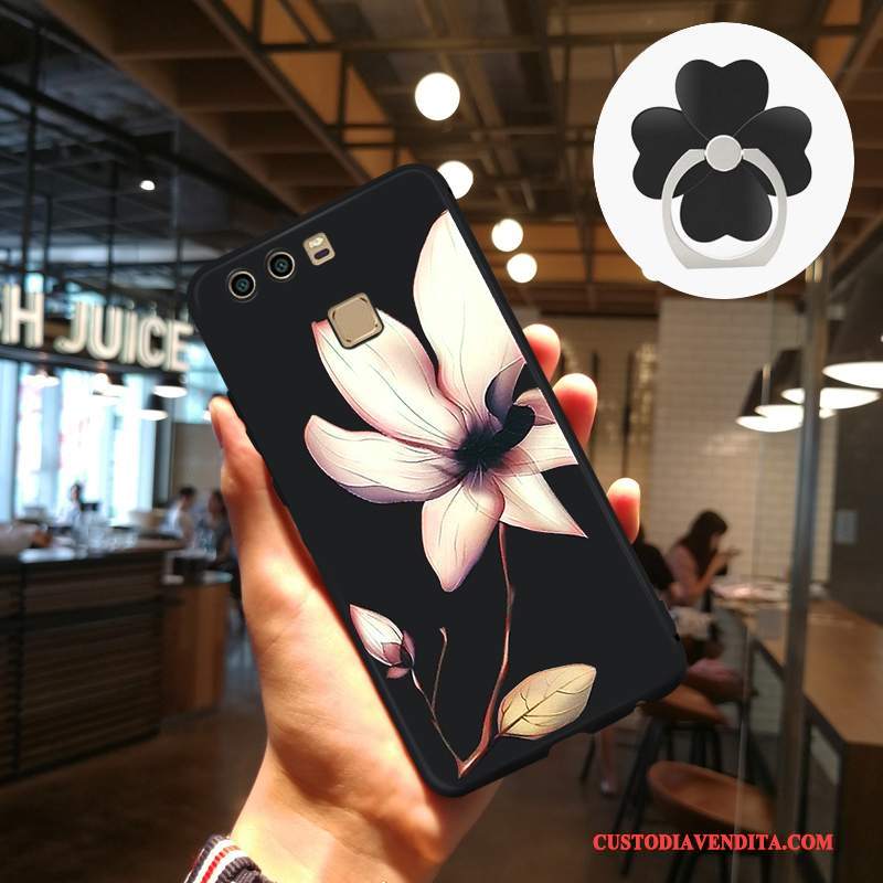 Custodia Huawei P9 Plus Goffratura Telefono Ornamenti Appesi, Cover Huawei P9 Plus Protezione Arte Tendenza