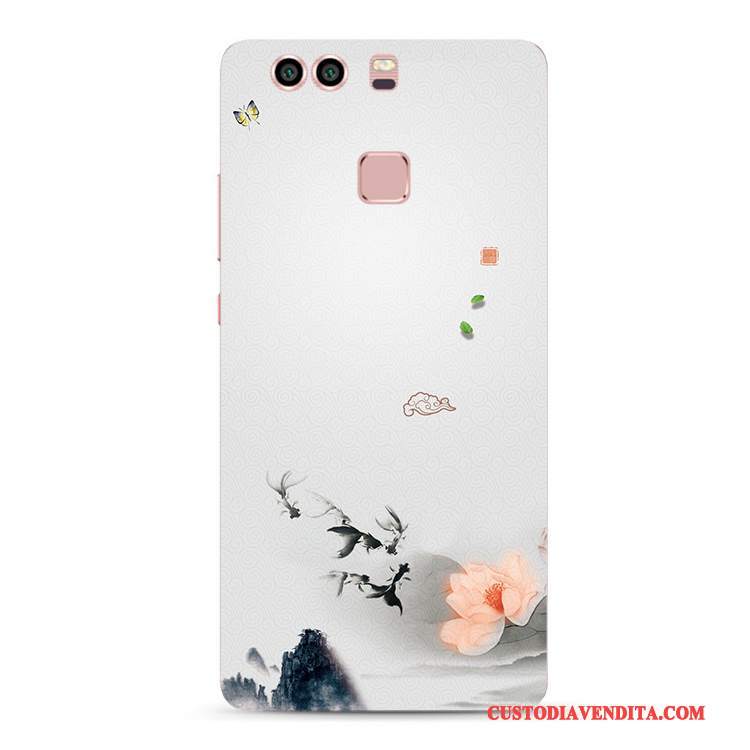 Custodia Huawei P9 Plus Protezione Telefono Morbido, Cover Huawei P9 Plus Scenario Verde