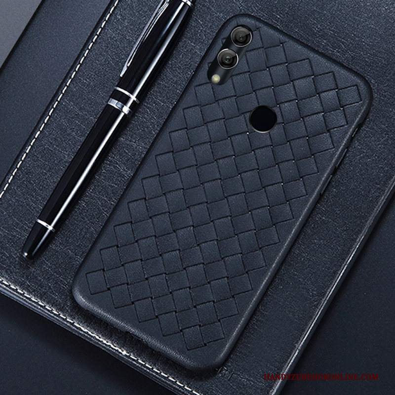 Custodia Huawei Y7 2019 Antiscivolo Nero, Cover Huawei Y7 2019 Morbido Nuovo