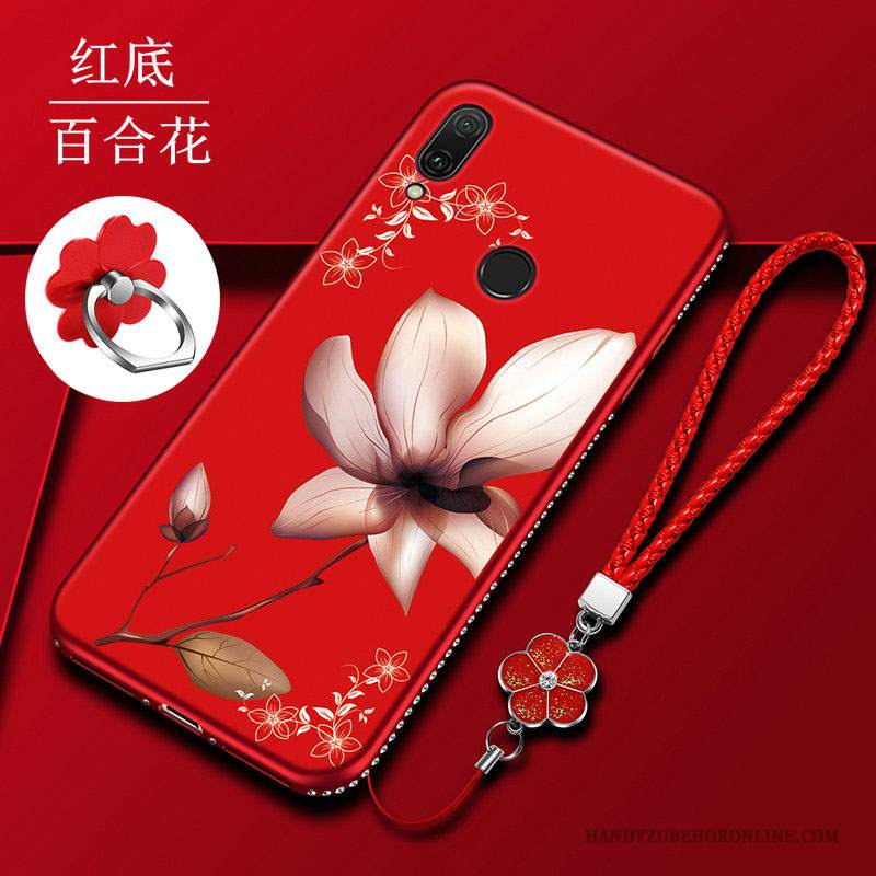 Custodia Huawei Y7 2019 Creativo Di Personalità Morbido, Cover Huawei Y7 2019 Protezione Con Strass Tutto Incluso