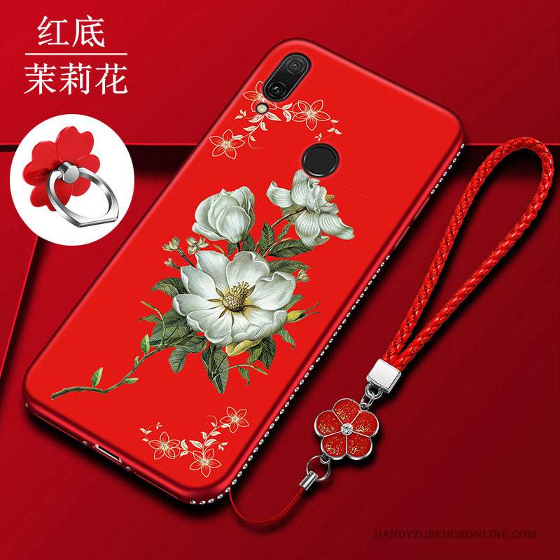 Custodia Huawei Y7 2019 Creativo Di Personalità Morbido, Cover Huawei Y7 2019 Protezione Con Strass Tutto Incluso