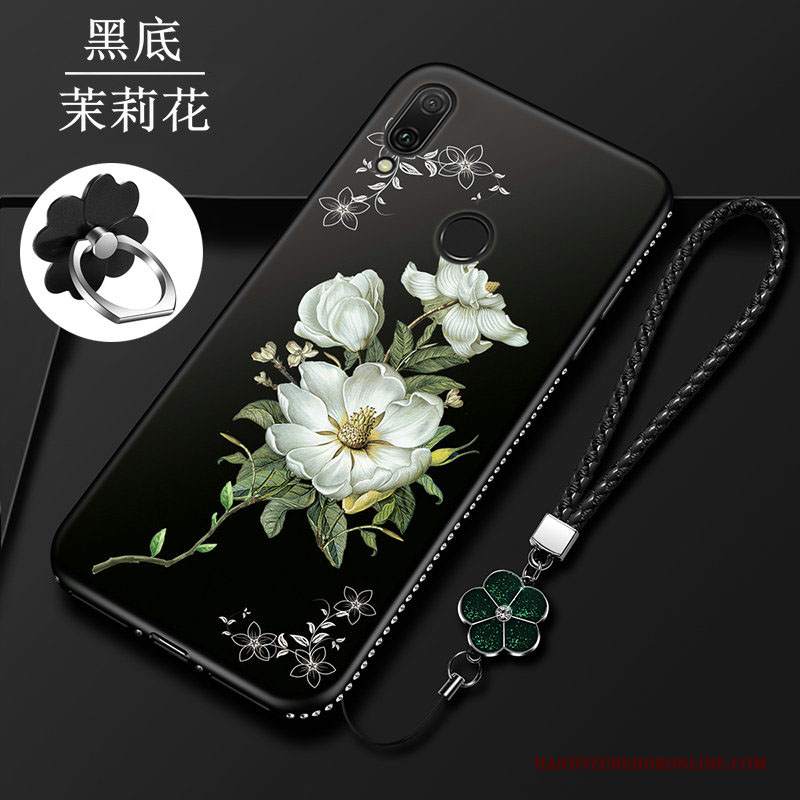 Custodia Huawei Y7 2019 Creativo Di Personalità Morbido, Cover Huawei Y7 2019 Protezione Con Strass Tutto Incluso