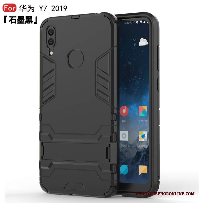 Custodia Huawei Y7 2019 Moda Telefono Morbido, Cover Huawei Y7 2019 Silicone Tendenza Nuovo