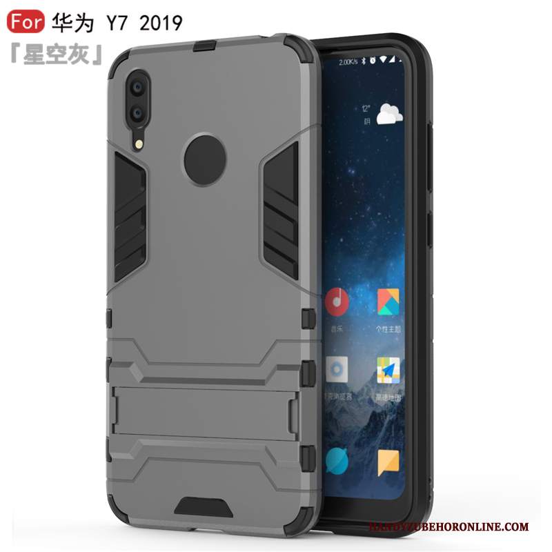Custodia Huawei Y7 2019 Moda Telefono Morbido, Cover Huawei Y7 2019 Silicone Tendenza Nuovo
