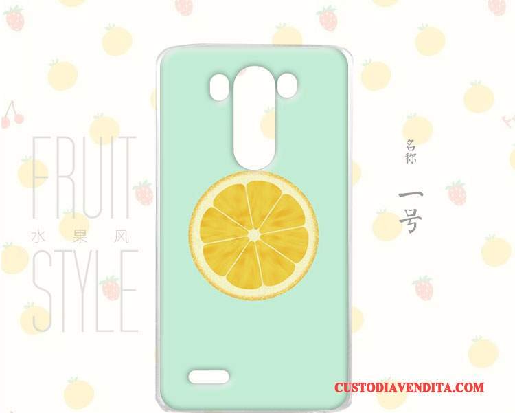 Custodia Lg G3 Colore Di Personalità Frutta, Cover Lg G3 Protezione Hemming Vento