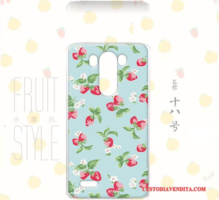 Custodia Lg G3 Colore Di Personalità Frutta, Cover Lg G3 Protezione Hemming Vento