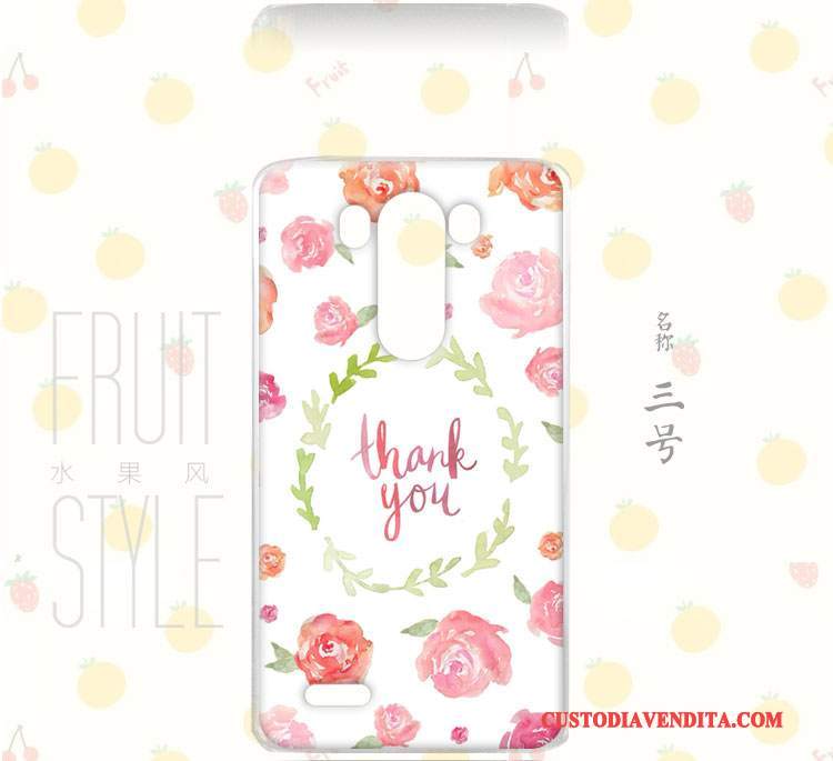 Custodia Lg G3 Colore Di Personalità Frutta, Cover Lg G3 Protezione Hemming Vento