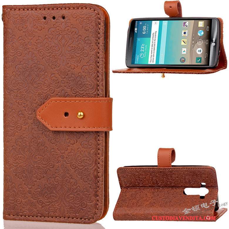 Custodia Lg G3 Pelle Rosatelefono, Cover Lg G3 Silicone