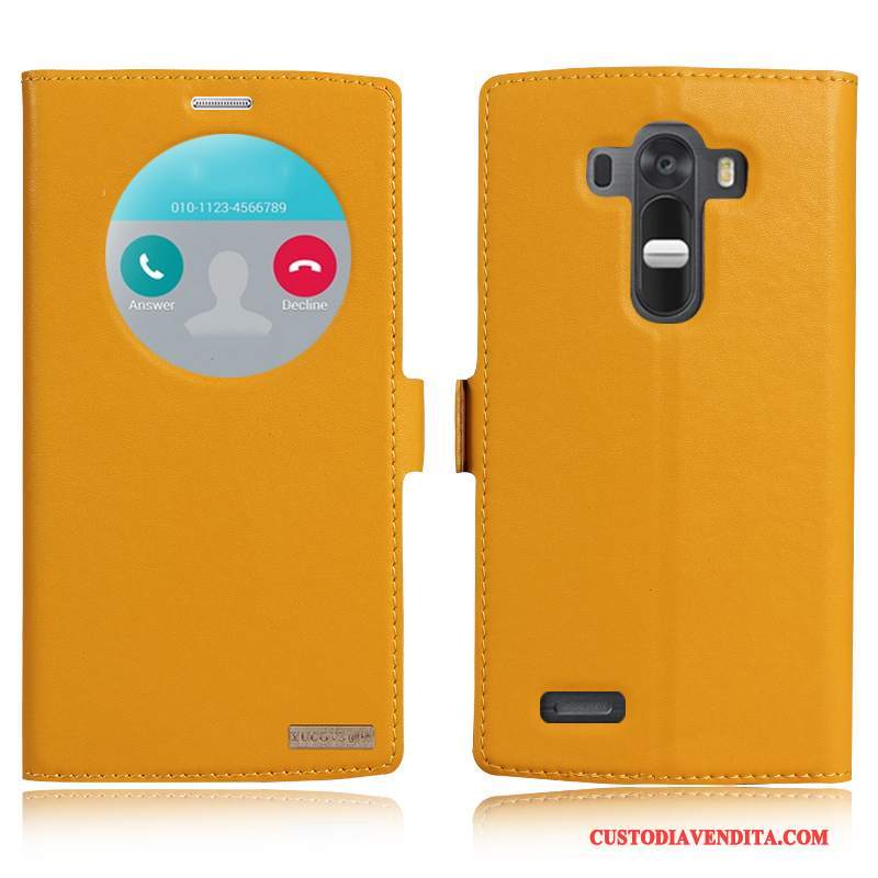 Custodia Lg G4 Pelle Biancotelefono, Cover Lg G4 Protezione