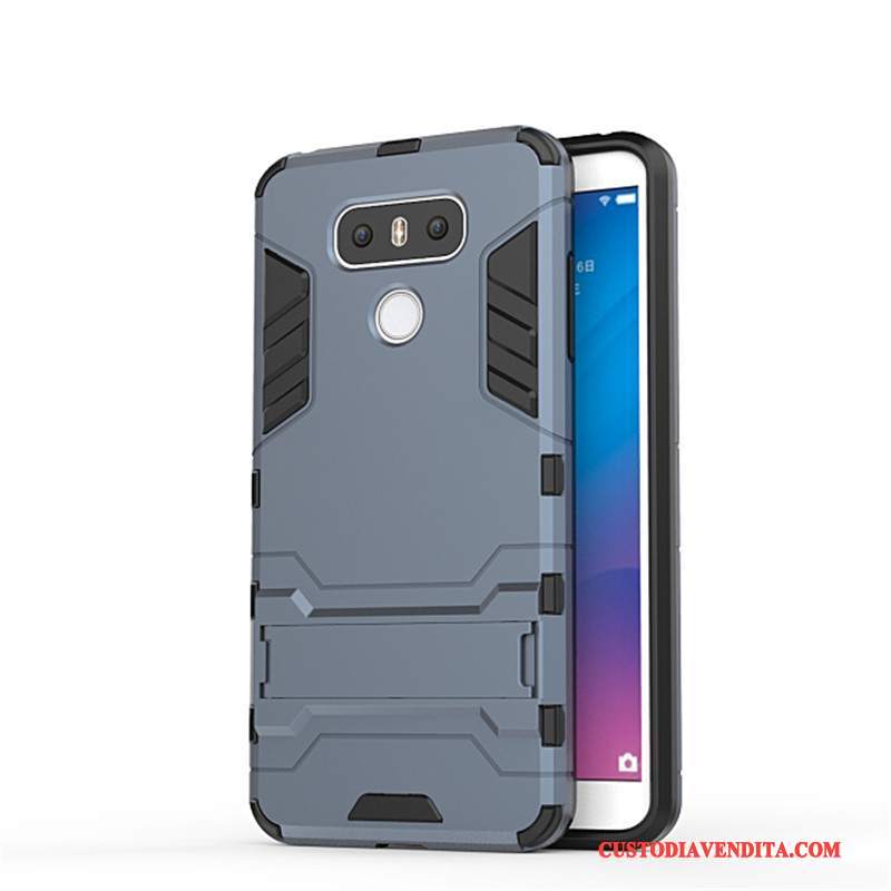 Custodia Lg G6 Protezione Blu Difficile, Cover Lg G6 Telefono Supporto