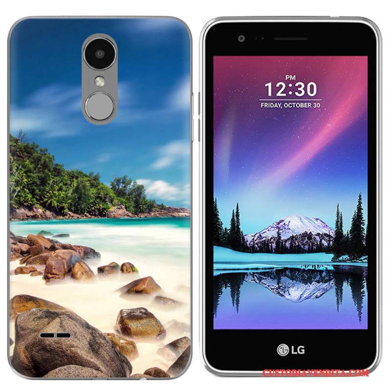 Custodia Lg K4 2017 Creativo Porporatelefono, Cover Lg K4 2017 Silicone Europa Scenario