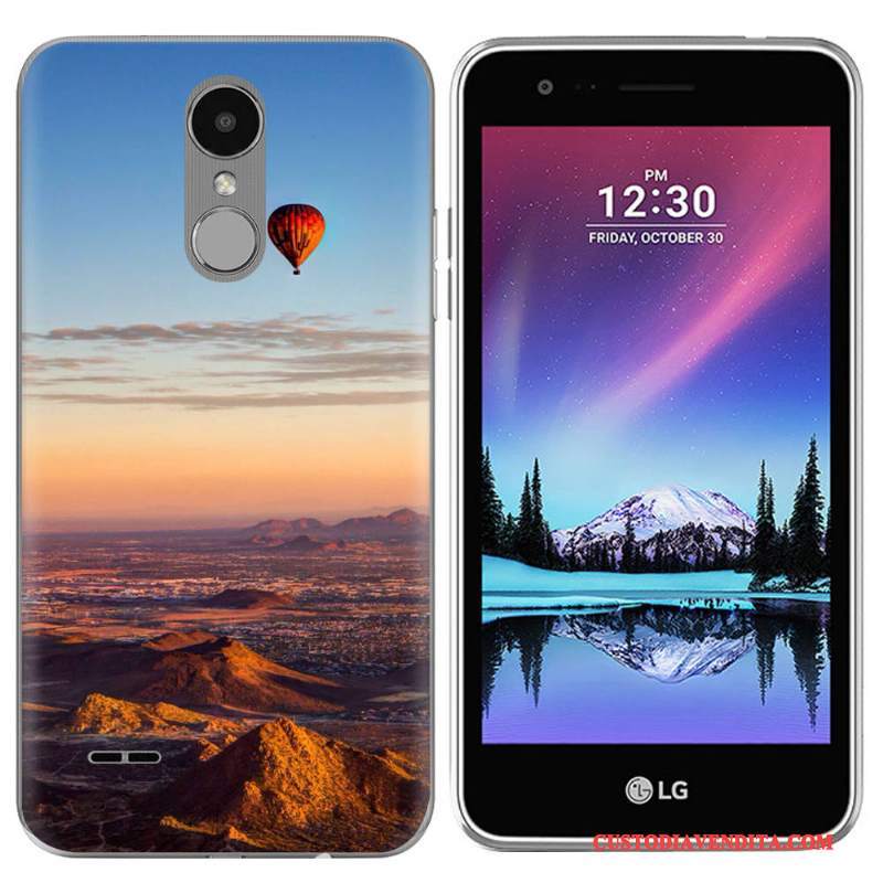 Custodia Lg K4 2017 Creativo Porporatelefono, Cover Lg K4 2017 Silicone Europa Scenario