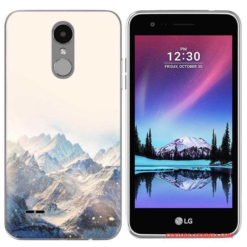 Custodia Lg K4 2017 Creativo Porporatelefono, Cover Lg K4 2017 Silicone Europa Scenario