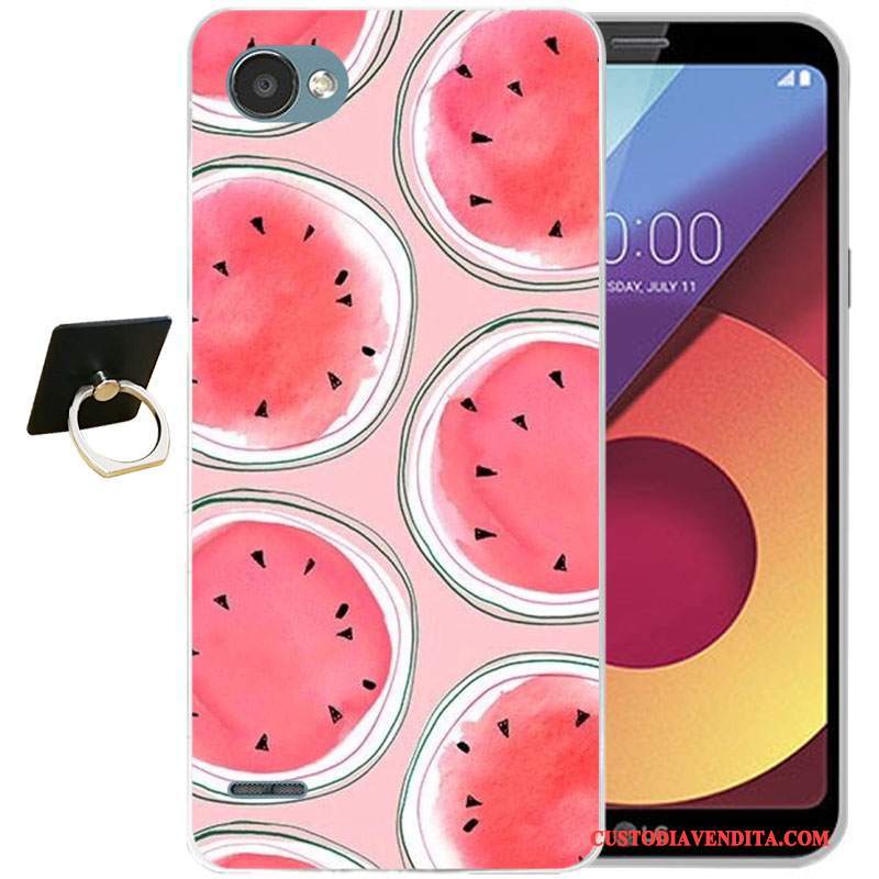 Custodia Lg Q6 Cartone Animato Tutto Incluso Anti-caduta, Cover Lg Q6 Silicone Blu Chiaro Morbido