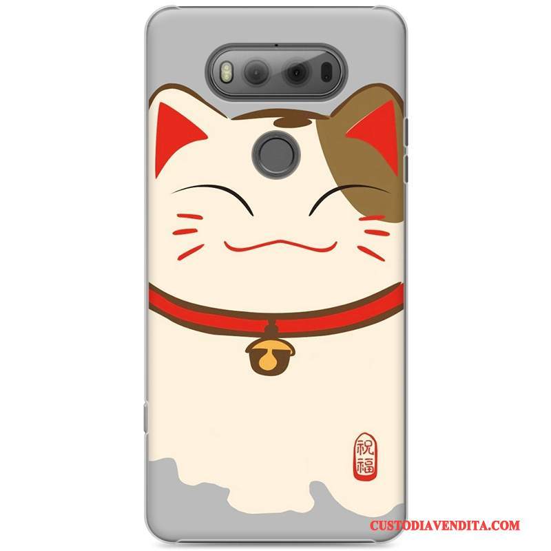 Custodia Lg V20 Cartone Animato Difficile Trasparente, Cover Lg V20 Colore Blu Anti-caduta