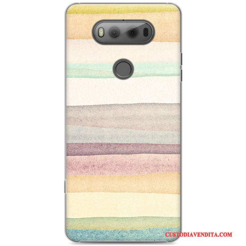 Custodia Lg V20 Cartone Animato Difficile Trasparente, Cover Lg V20 Colore Blu Anti-caduta