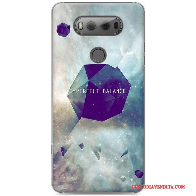 Custodia Lg V20 Cartone Animato Difficile Trasparente, Cover Lg V20 Colore Blu Anti-caduta