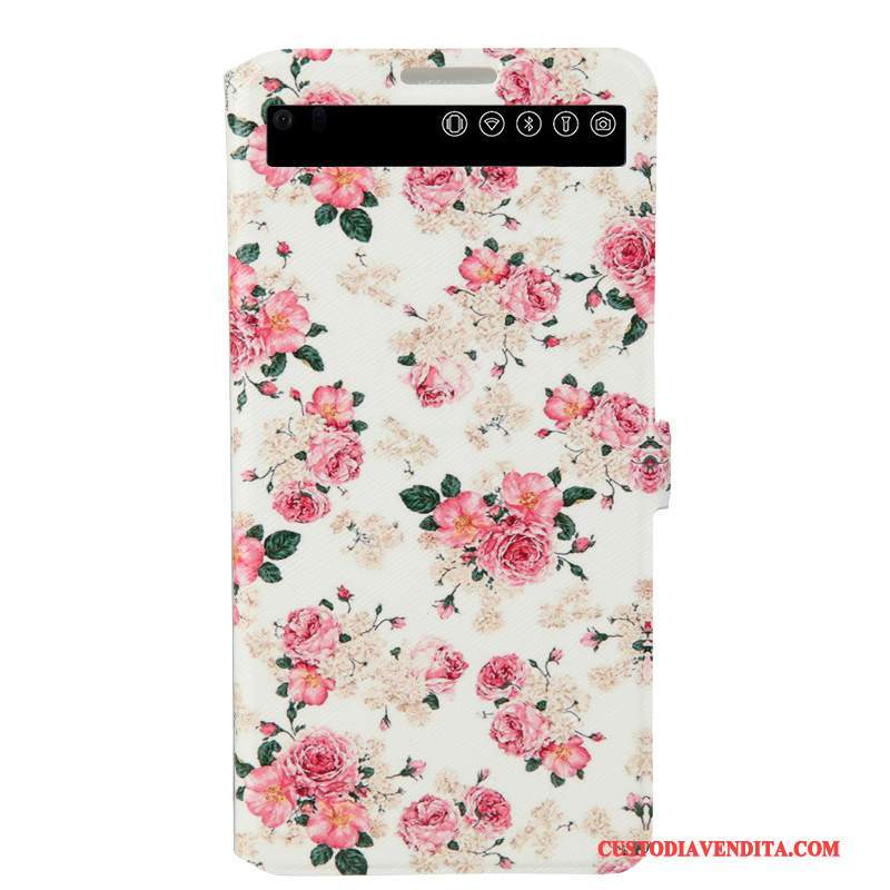 Custodia Lg V20 Folio Rosa Supporto, Cover Lg V20 Colore Telefono Morbido