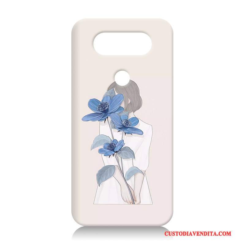 Custodia Lg V20 Goffratura Difficile Nuovo, Cover Lg V20 Protezione Morbido Blu