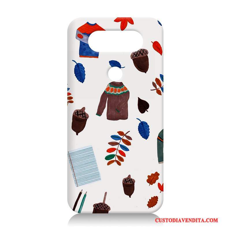 Custodia Lg V20 Goffratura Difficile Nuovo, Cover Lg V20 Protezione Morbido Blu