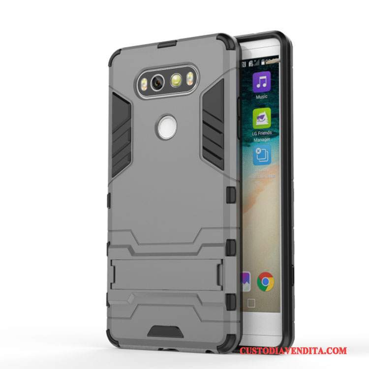 Custodia Lg V20 Protezione Telefono Rosso, Cover Lg V20 Di Personalità Anti-caduta