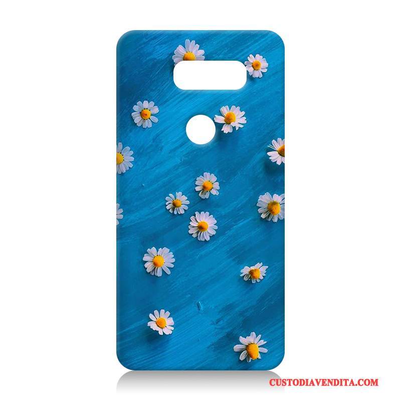 Custodia Lg V30 Protezione Telefono Anti-caduta, Cover Lg V30 Creativo Morbido Bianco