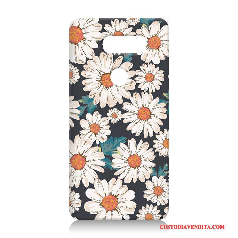 Custodia Lg V30 Protezione Telefono Anti-caduta, Cover Lg V30 Creativo Morbido Bianco