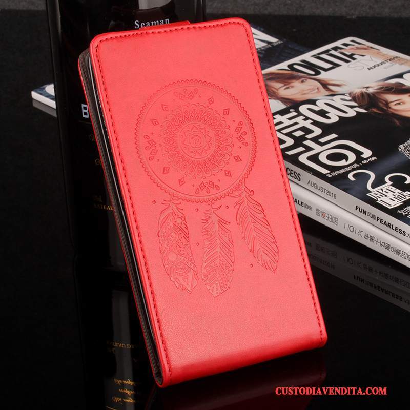 Custodia Lg X Power Protezione Modello Vento, Cover Lg X Power Pelle Blu Anti-caduta