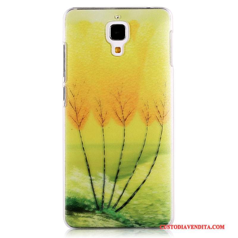 Custodia Mi 4 Cartone Animato Macchiati Piccola, Cover Mi 4 Colore Sottili Tendenza