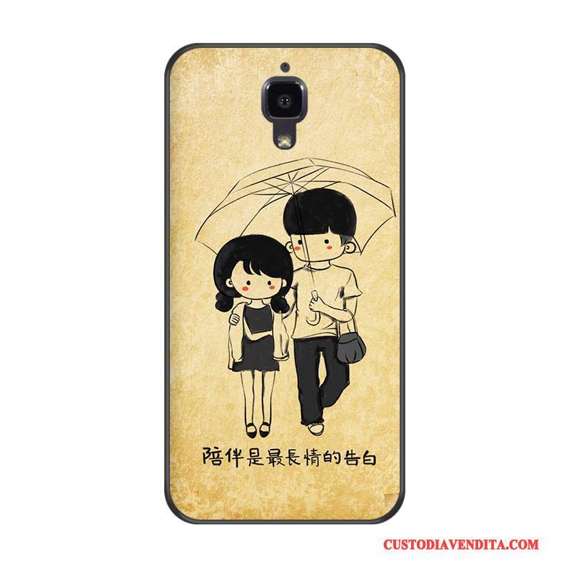 Custodia Mi 4 Cartone Animato Nerotelefono, Cover Mi 4 Protezione Anti-caduta Sottili
