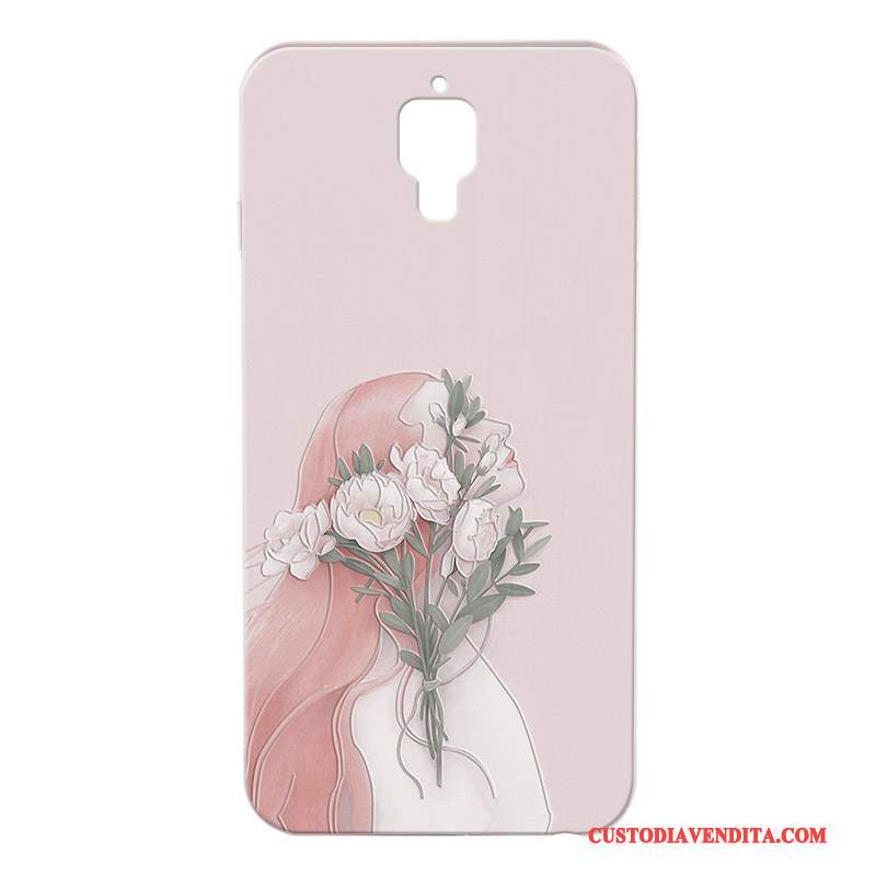 Custodia Mi 4 Silicone Difficiletelefono, Cover Mi 4 Goffratura Anti-caduta Morbido