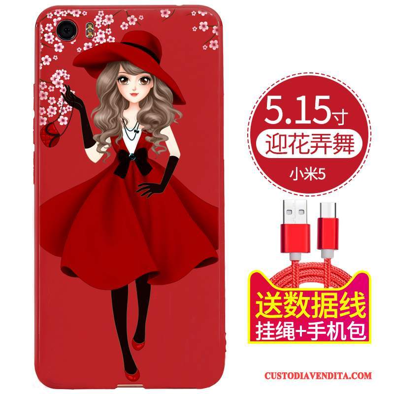 Custodia Mi 5 Silicone Tutto Incluso Piccola, Cover Mi 5 Protezione Telefono Anti-caduta