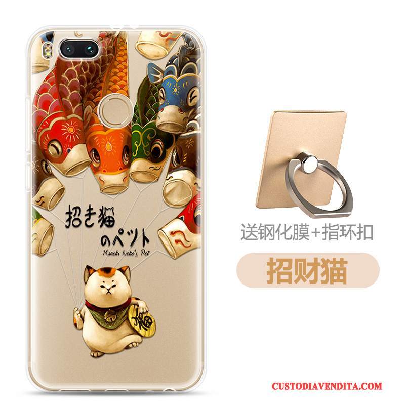 Custodia Mi 5x Colore Tutto Incluso Piccola, Cover Mi 5x Silicone Macchiatitelefono