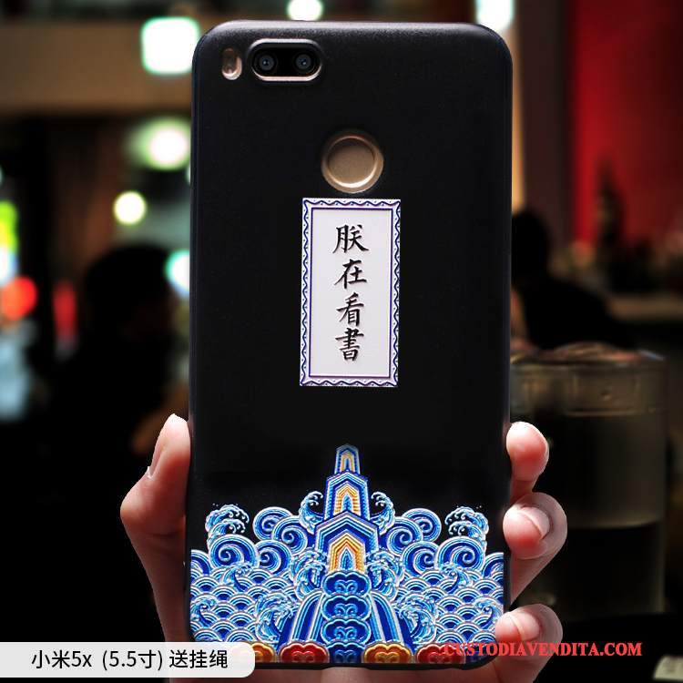 Custodia Mi 5x Creativo Amanti Tutto Incluso, Cover Mi 5x Silicone Telefono Piccola