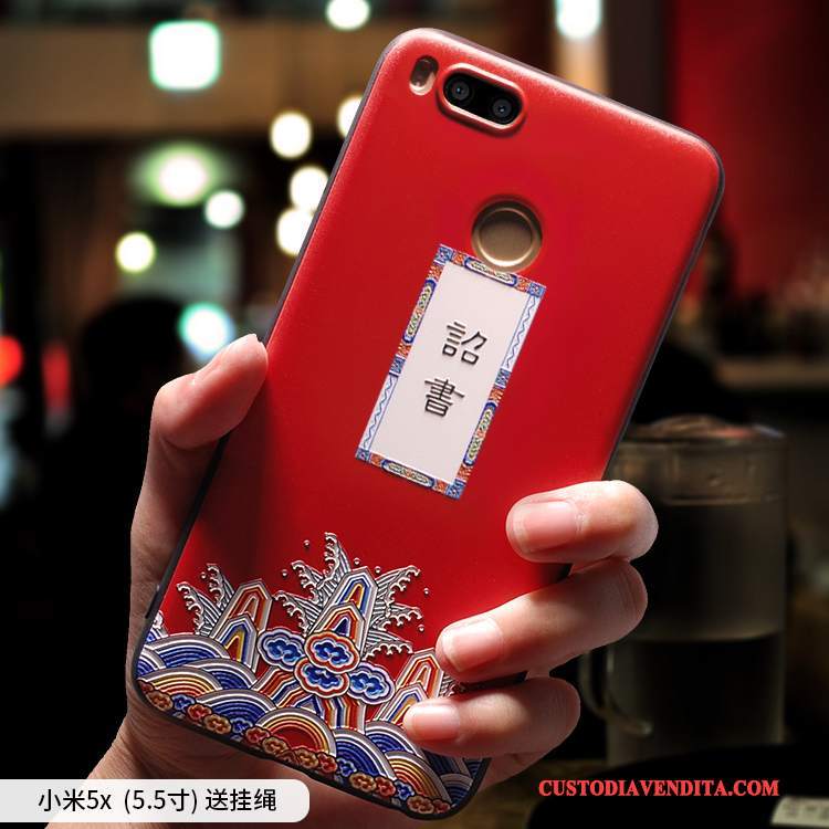 Custodia Mi 5x Creativo Amanti Tutto Incluso, Cover Mi 5x Silicone Telefono Piccola