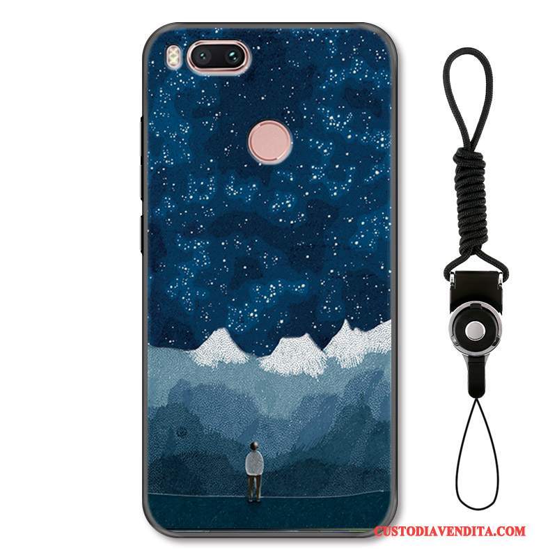 Custodia Mi 5x Creativo Stellato Tutto Incluso, Cover Mi 5x Goffratura Piccola Giallo